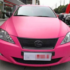matte red car body sticker