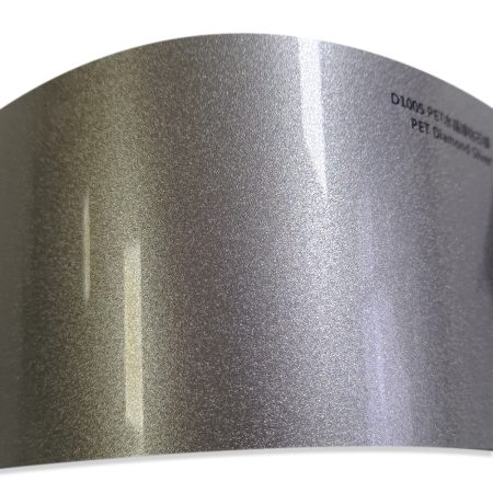 PET Diamond Silver Vehicle Wrap Film